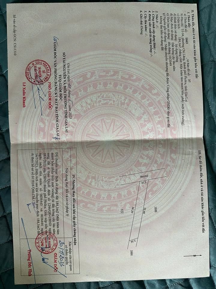 Đất nền đường Nguyễn Bình, P. Hội Phú, 185m² - Sổ đỏ chính chủ, giá chỉ 4xx triệu!