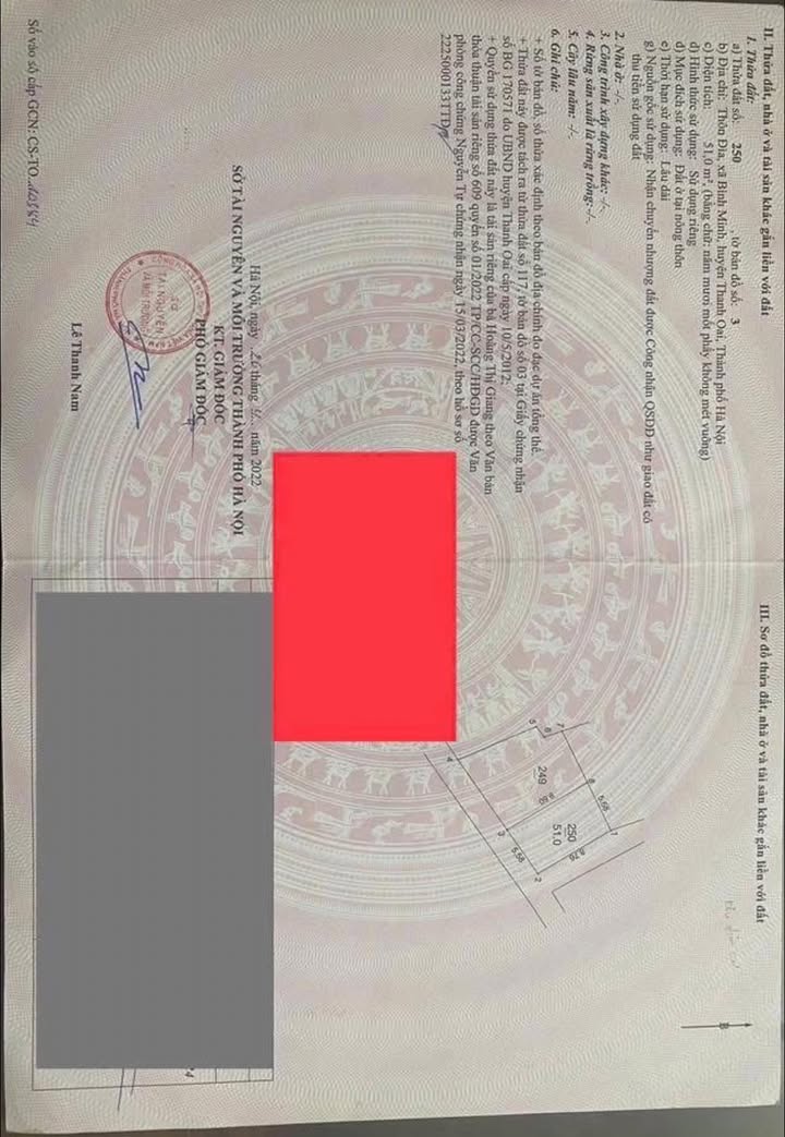 Đất thổ cư lô góc Thôn Đìa, Bình Minh 51m² giá 3 tỷ - Vị trí đẹp, tiện nghi