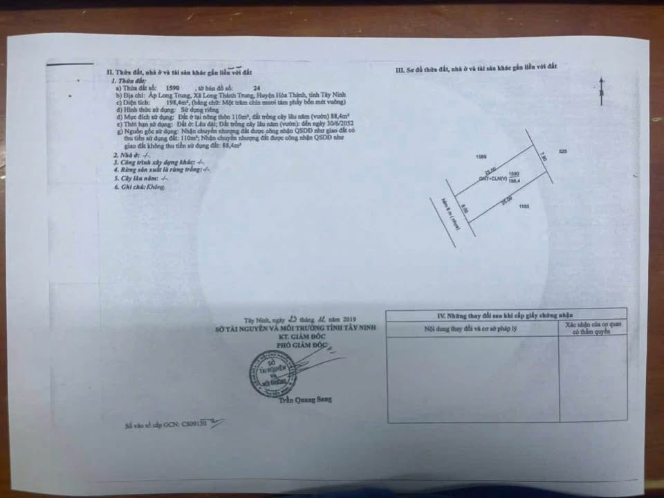 Đất thổ cư 200m² đường Thượng Thâu Thanh, Tây Ninh - Giá thỏa thuận, vị trí đắc địa!