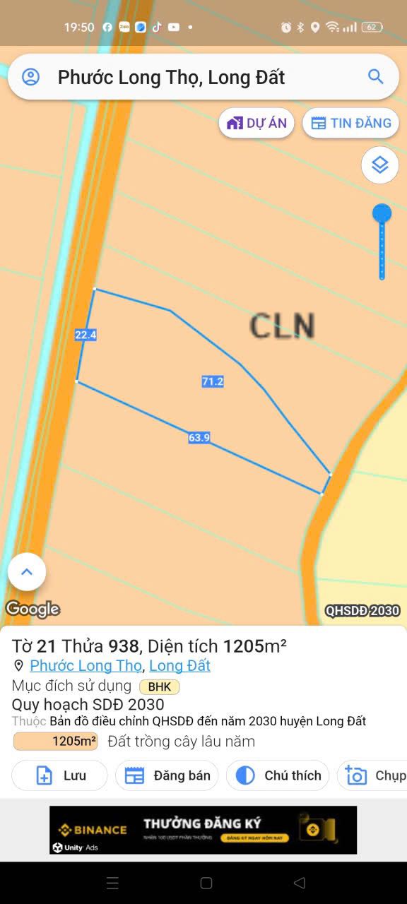 Đất cây lâu năm 1200m² tại Phước Long Thọ - Giá chỉ 1 tỷ!