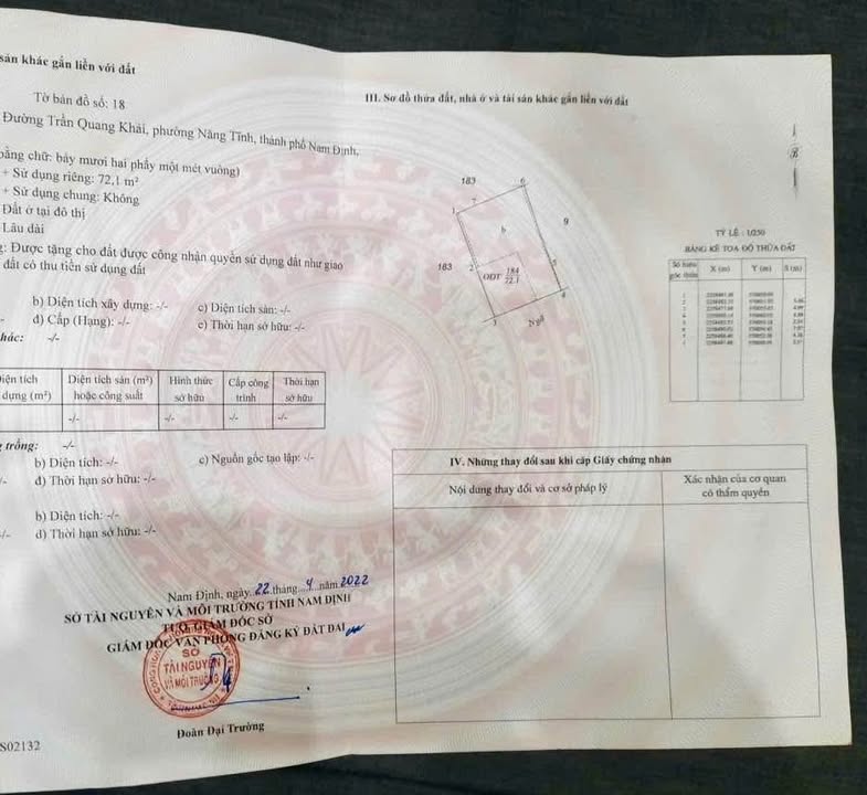 Nhà 2 tầng Trần Nhân Tông, Nam Định 72m² giá 1.49 tỷ - Hướng Đông Nam, giá bớt nhẹ!