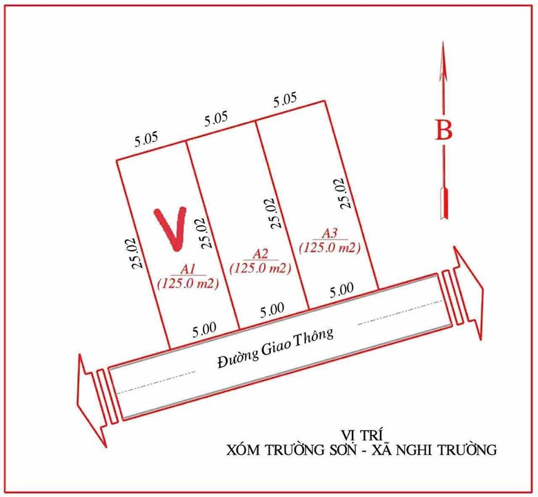 Đất Nghi Trường 125m² giá 1.2 tỷ - Khu vực sầm uất đáng sống!