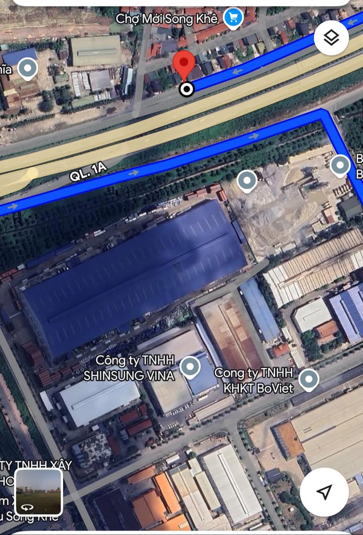 Đất nền mặt tiền 5,5m tại chợ Mới Song Khê, 70,1m² giá 4,5 tỷ - Cơ hội đầu tư hấp dẫn!