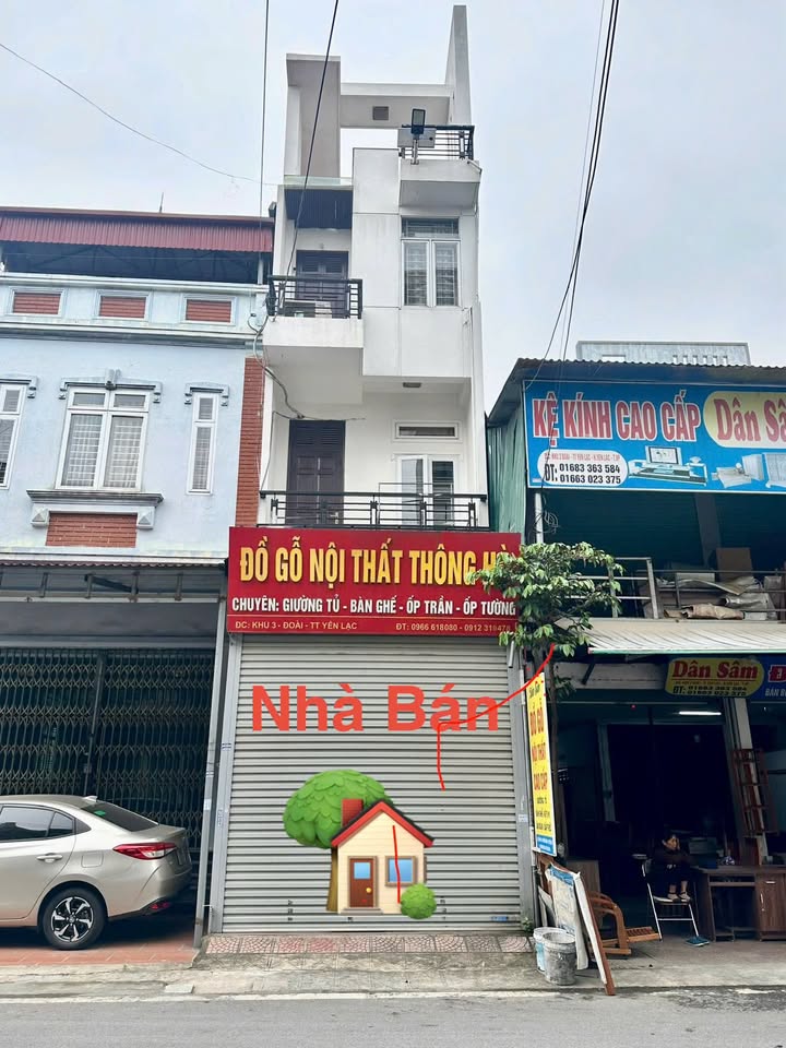 Nhà mặt phố Nguyễn Khoan, Yên Lạc 72m² giá 6 tỷ - Sẵn sàng vào ở ngay!