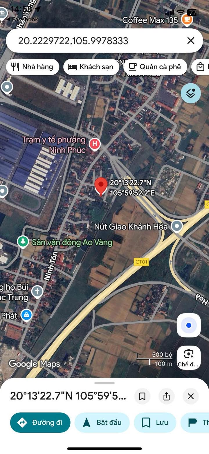 Đất nền Ninh Tốn Hoa Lư 2 lô liền kề tổng 173m² giá chỉ 1 tỷ - Đường ô tô vào tận nơi!