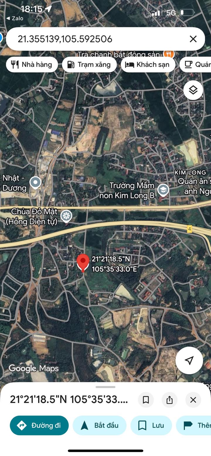 Đất nền Kim Long, Tam Dương 1.714m² - Mặt tiền rộng, vị trí đắc địa!