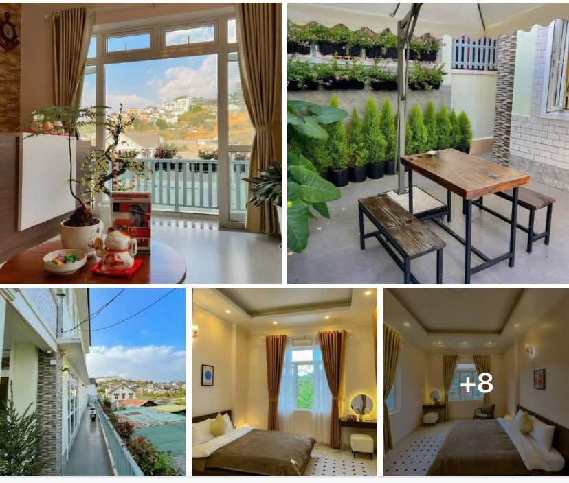 Cho thuê villa An Bình, Đà Lạt 8 phòng ngủ giá 20 triệu - View đẹp thoáng đãng!