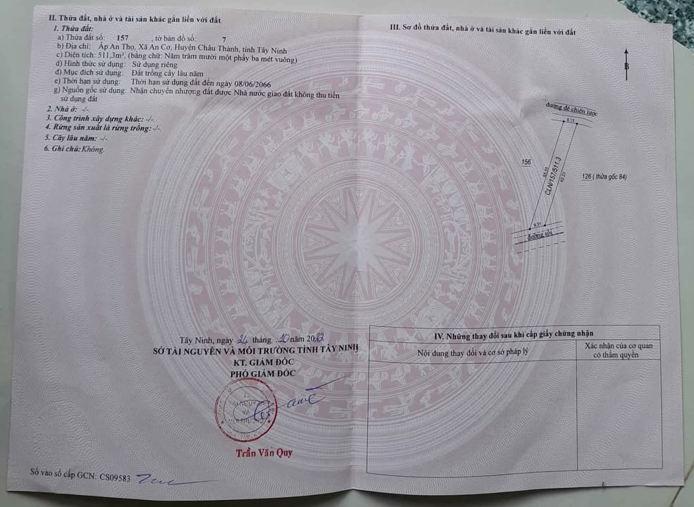 Đất nền Châu Thành An Cơ 603m² giá chỉ 270 triệu - Cơ hội đầu tư tuyệt vời!