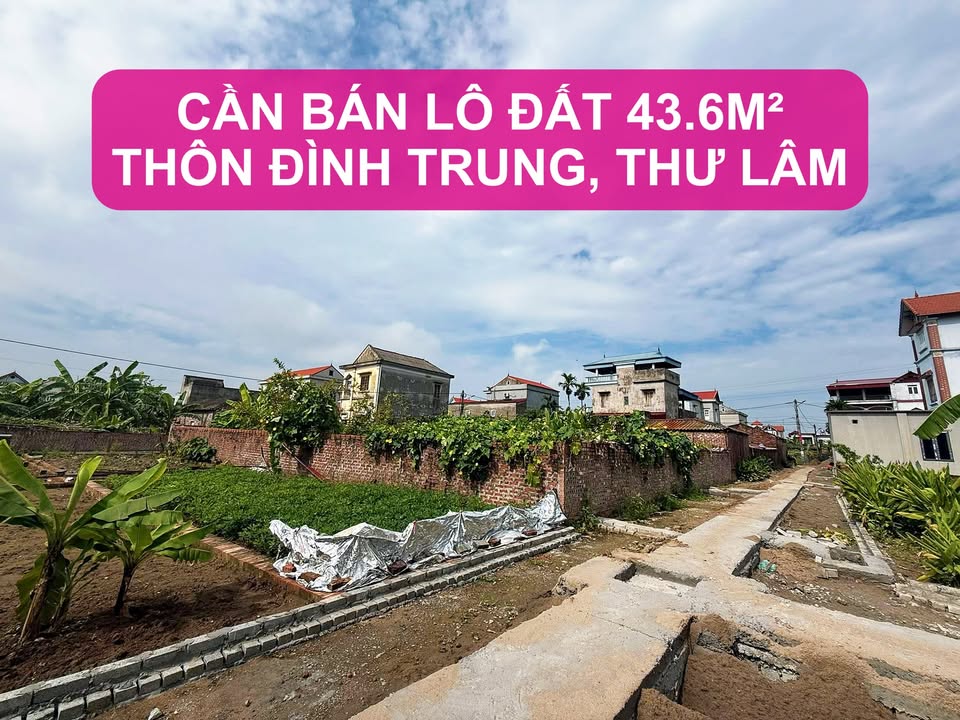 Đất nền thổ cư Đông Anh 43,6m² giá 2,6 tỷ - Đường rộng, tiện ích đầy đủ!