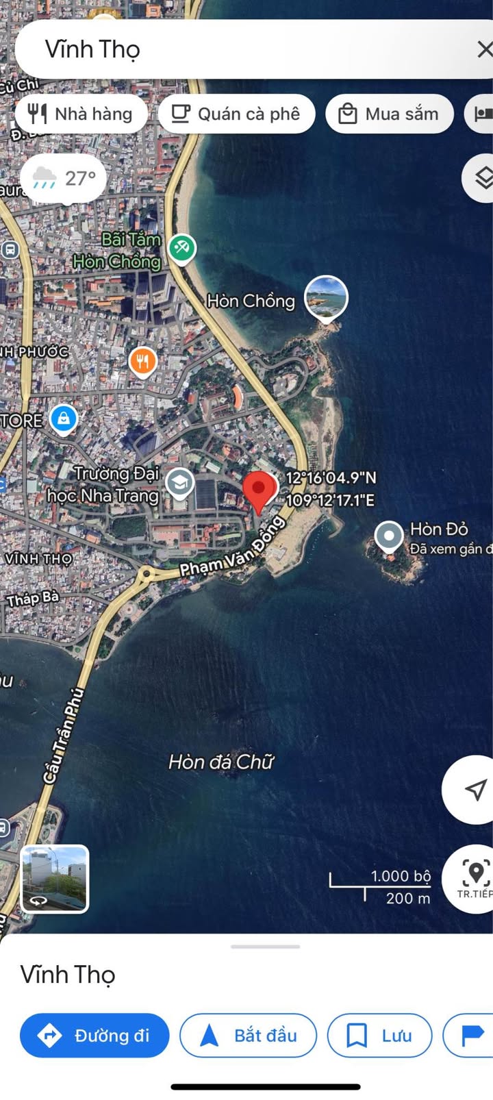 Đất nền khu tái định cư Hòn Đỏ Nha Trang 59m² giá 7.2 tỷ - Vị trí đẹp sát biển