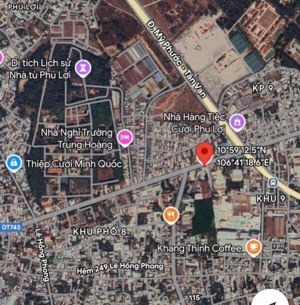 Mặt tiền kinh doanh Phú Lợi 426m² giá 10 tỷ - Đầu tư sinh lời ngay!