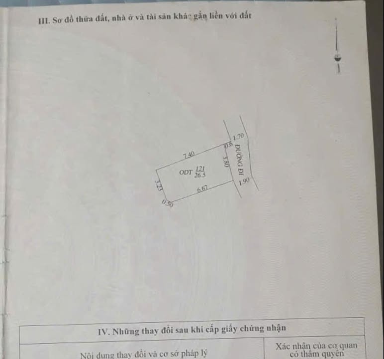 Đất thổ cư Cái Răng 26.5m² giá 500 triệu - Sổ hồng sang tên ngay!