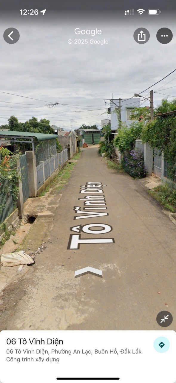 Nhà mặt tiền đường Tô Vĩnh Diện, Buôn Hồ 216m² giá 12.15 tỷ - Vị trí đắc địa, kinh doanh thuận lợi!