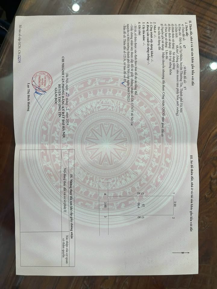 Đất nền đẹp tại xã Tự Nhiên, Thường Tín 68.4m² chỉ 2 tỷ - Cơ hội đầu tư lý tưởng!