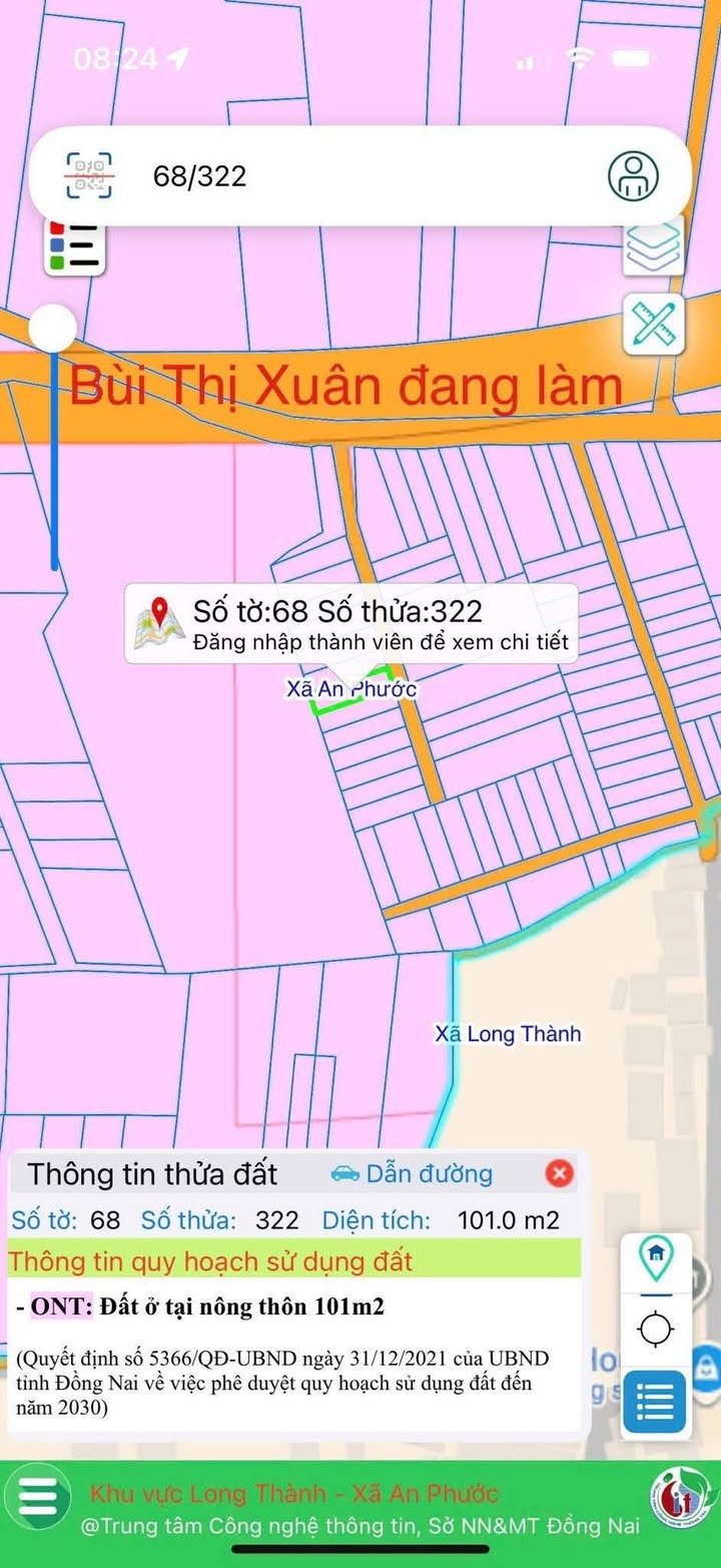 Nhà gác lửng ấp 3 xã An Phước 100m² giá 2.9 tỷ - Bán gấp, chính chủ!