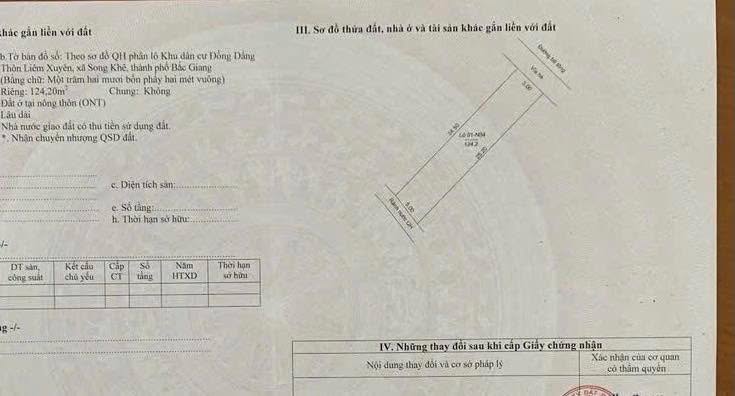 Đất nền Song Khê Bắc Giang 124m² giá chỉ 3xx triệu - Giảm giá sốc ngay hôm nay!