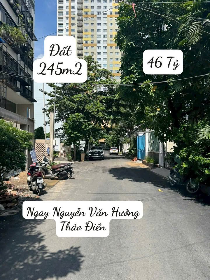 Đất xây dựng cao tầng Thảo Điền 230m² giá 46 tỷ - Cơ hội đầu tư hiếm có!