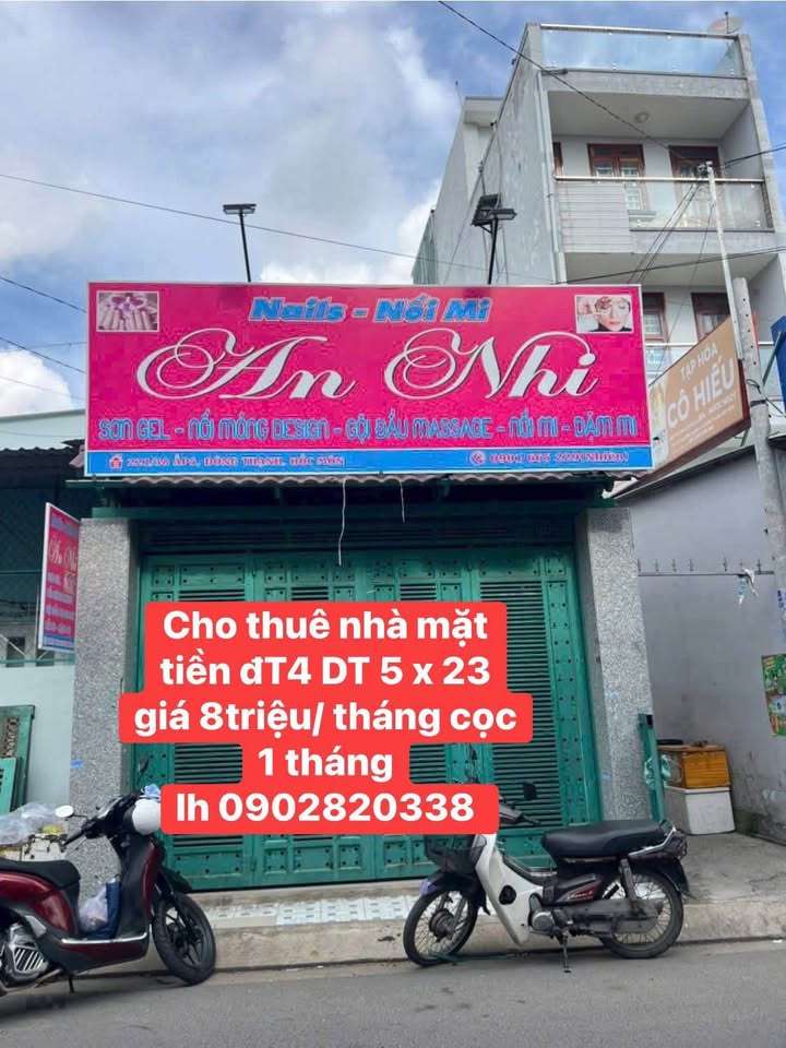 Nhà mặt tiền Đặng Thúc Vịnh, Đông Thạnh, Hóc Môn - Cho thuê 8 triệu/tháng, kinh doanh thuận lợi!