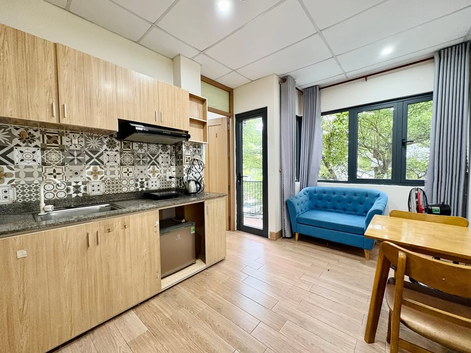 Căn hộ 1PN Bàu Gia Thượng 1, Cẩm Lệ giá 4.4 triệu - Full nội thất, ban công thoáng mát!