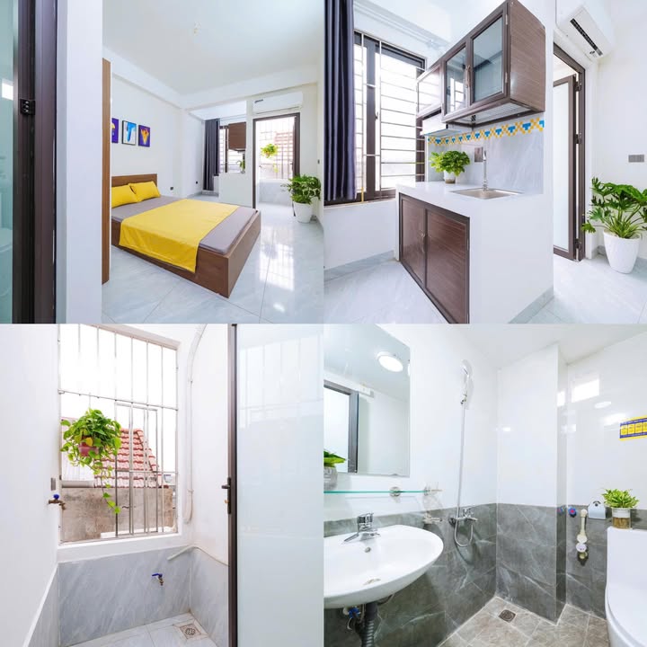 Studio Kim Giang 30m² giá 3.5 triệu - Ban công rộng thoáng mát!