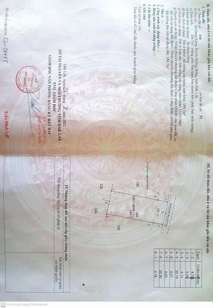 Đất nền Krông Bông 250m² giá 400 triệu - Mặt tiền rộng, cơ hội đầu tư hấp dẫn!