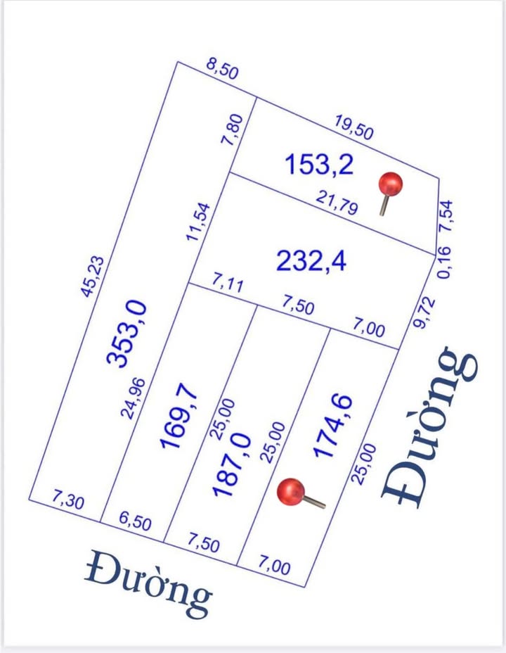 Đất nền góc 2 mặt tiền khu phố 5, phường Nam Lĩnh, 175m² - Cơ hội đầu tư tuyệt vời!