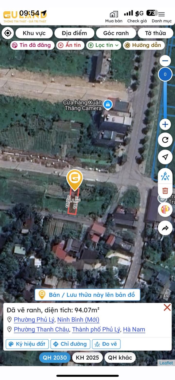 Đất nền Thanh Châu Phủ Lý 93m² giá 2.6 tỷ - Hạ tầng hoàn thiện, đầu tư sinh lời!