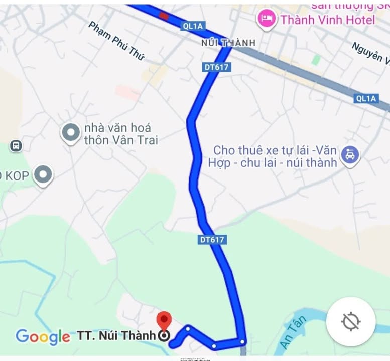 Đất nền Tam Hiệp Núi Thành 1900m² giá 1.5 tỷ - Đường ô tô vào tận nơi!