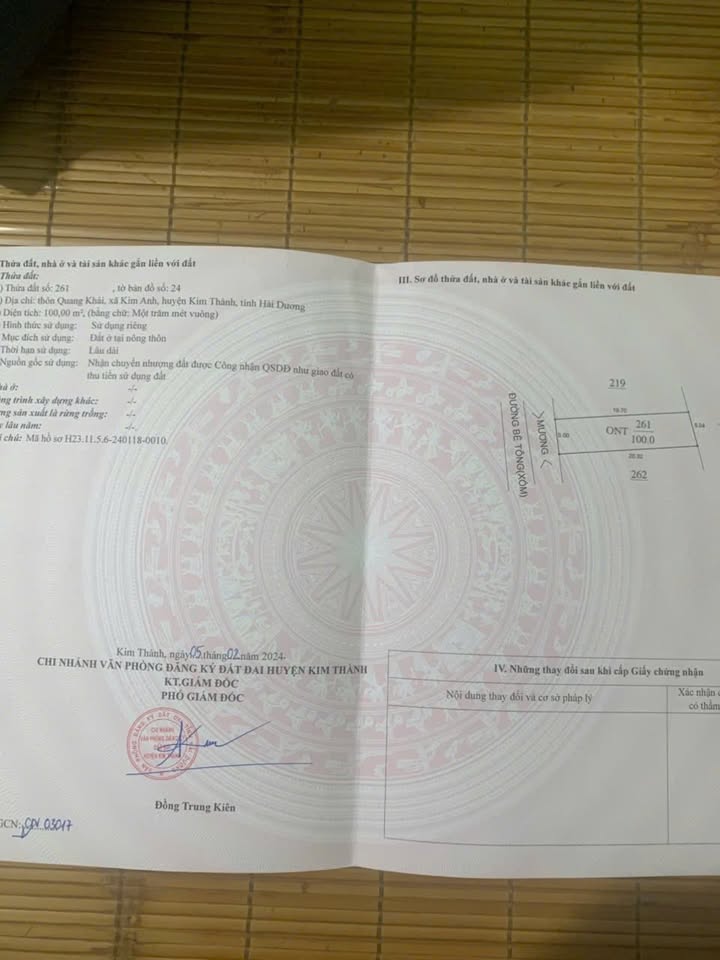 Đất nền chính chủ Phú Thái 100m² giá 1.1 tỷ - Mặt tiền rộng, vị trí đẹp!