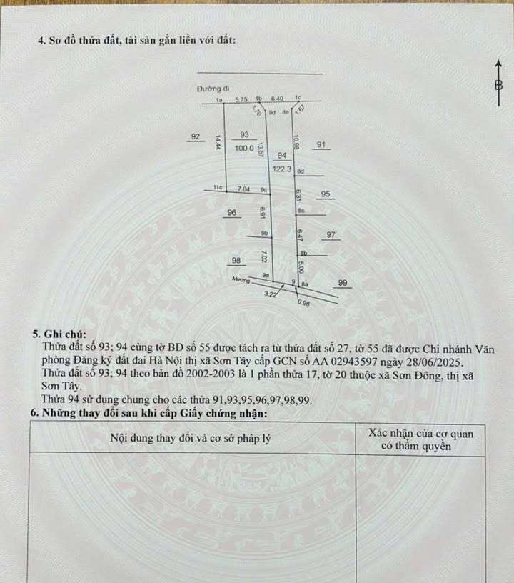 Đất nền lô góc Đoài Phương 100m² giá 1.8 tỷ - Tiềm năng sinh lời cao!