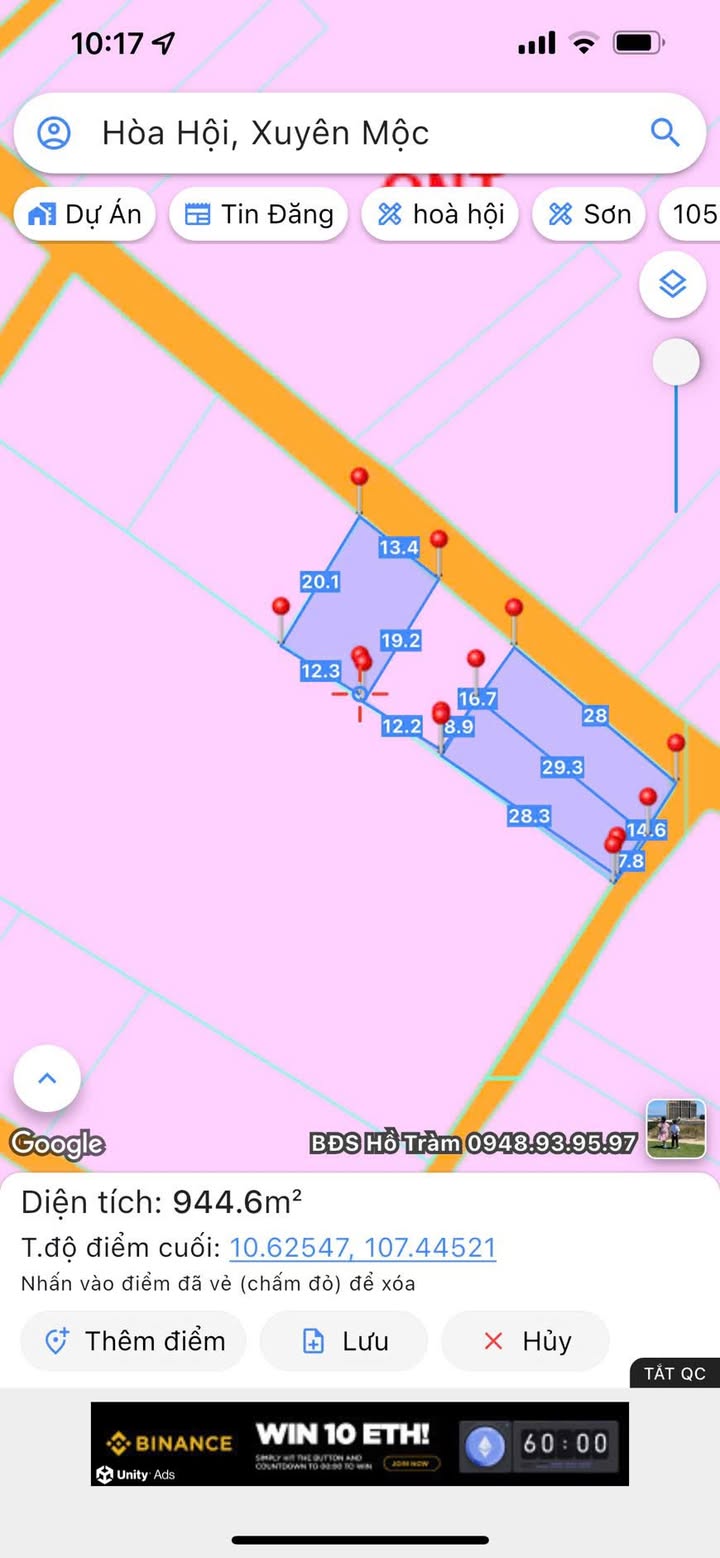 Đất nền Hòa Hội, Xuyên Mộc 950m² giá 2.45 tỷ - Đầu tư sinh lời ngay!