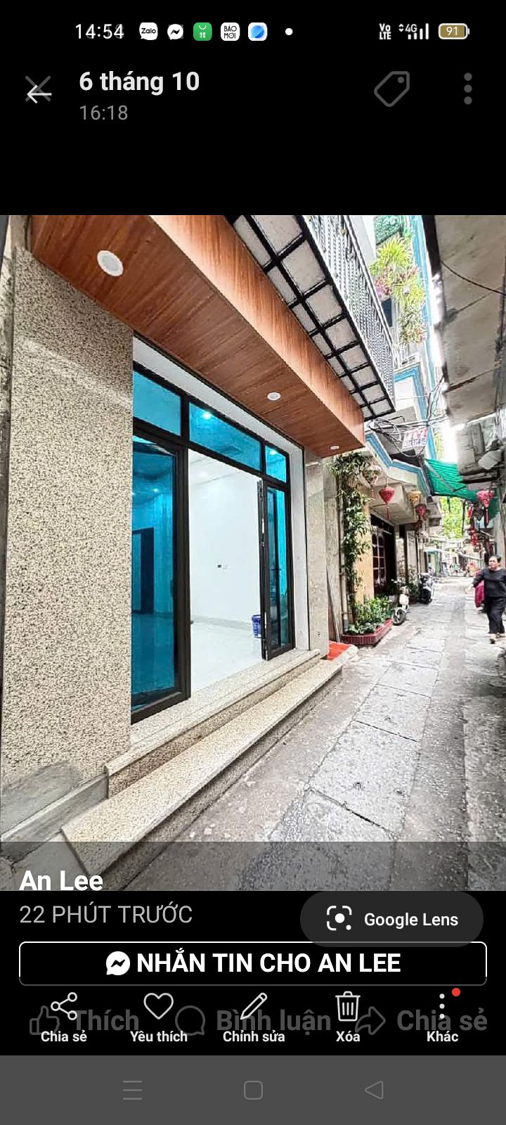 Nhà riêng Hồng Tiến Long Biên 27m² giá 5.99 tỷ - Căn góc đẹp, dân trí cao!