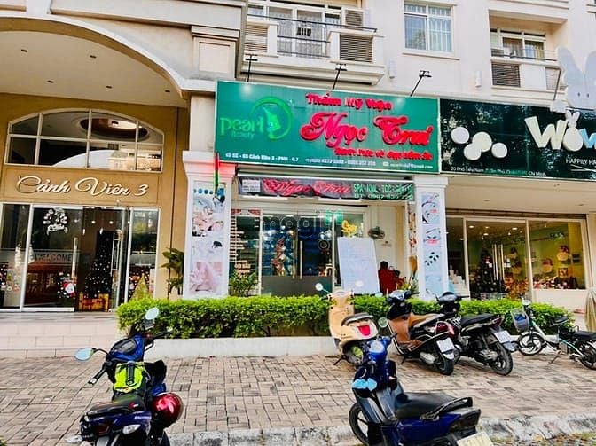 Shop 67m² chung cư Cảnh Viên 2, mặt tiền Đường C, Phú Mỹ Hưng - Giá thuê chỉ 35 triệu