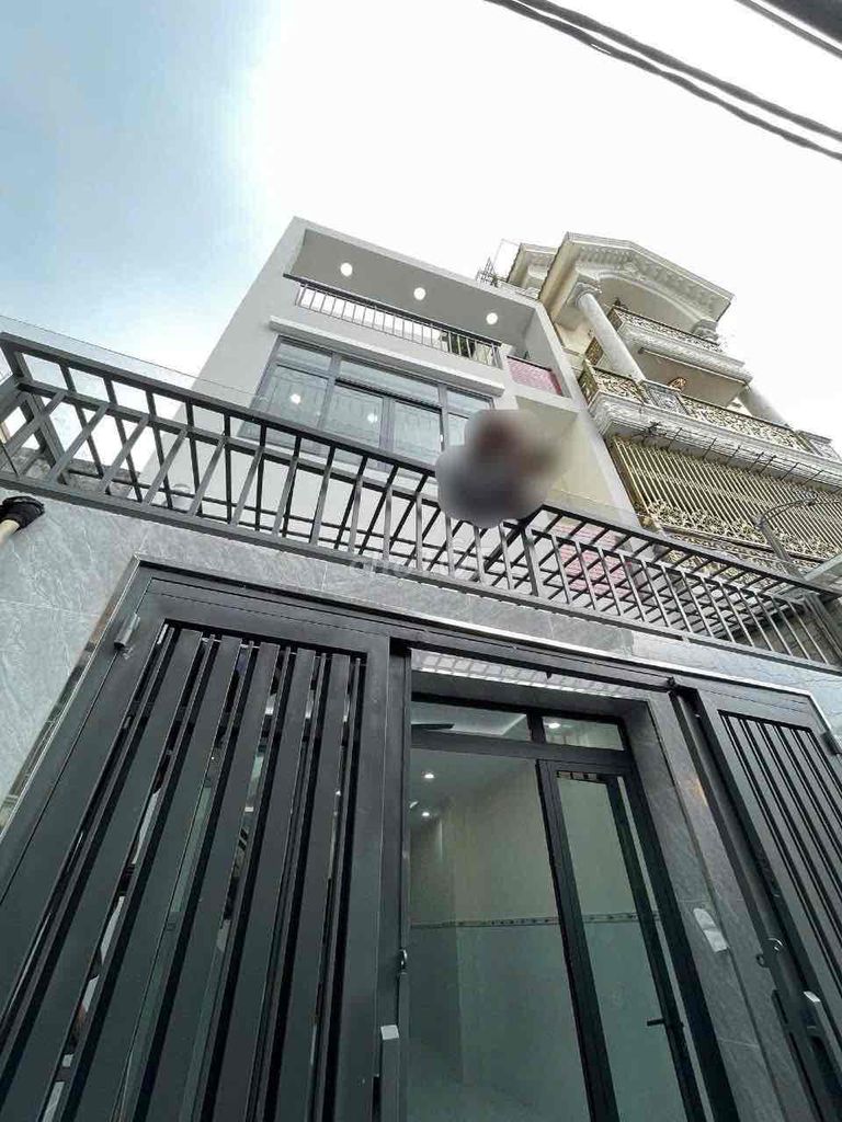 Nhà xây mới 4 tầng hẻm thông 3m gần chợ Bùi Minh Trực, Phạm Thế Hiển, Q8 - Giá 6.9 tỷ