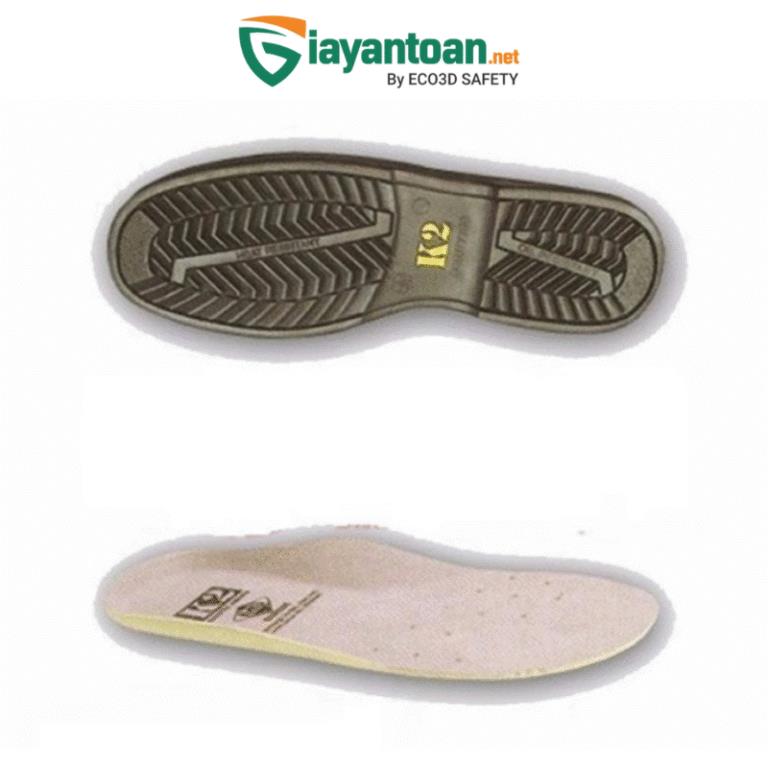 Giày bảo hộ K2 TE7000 R - Sự kết hợp hoàn hảo giữa sức mạnh thép và tinh thần người thợ