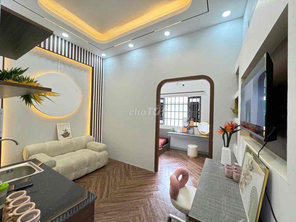 Căn hộ 1PN Ba Vân Tân Bình 35m² giá chỉ 6 triệu - Nội thất cao cấp, tiện nghi đầy đủ!