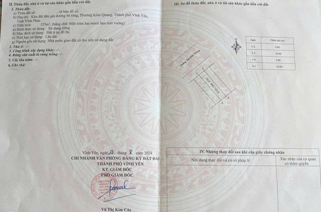 Nhà mặt tiền kinh doanh Tôn Đức Thắng, Vĩnh Yên 125m² giá 16 tỷ - Cơ hội đầu tư tuyệt vời!