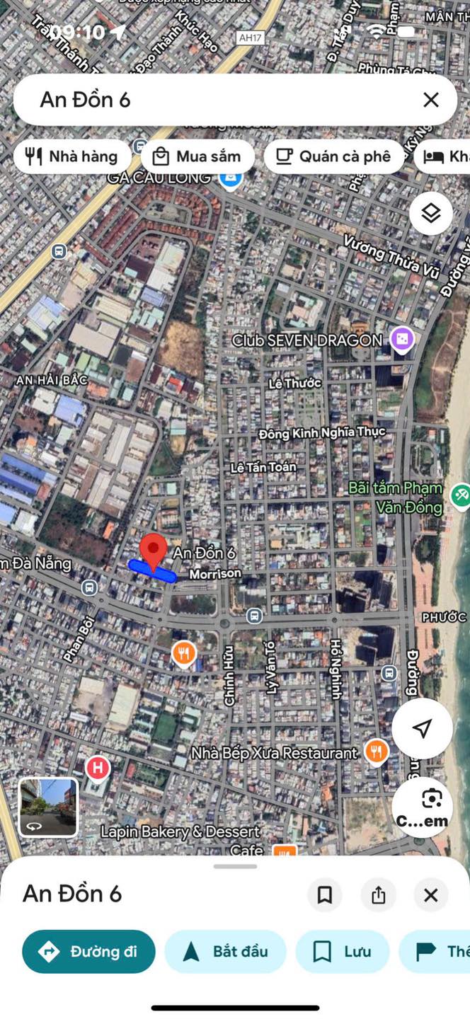 Đất nền An Đồn 6, Đà Nẵng 220m² giá 36 tỷ - Cơ hội đầu tư hấp dẫn!