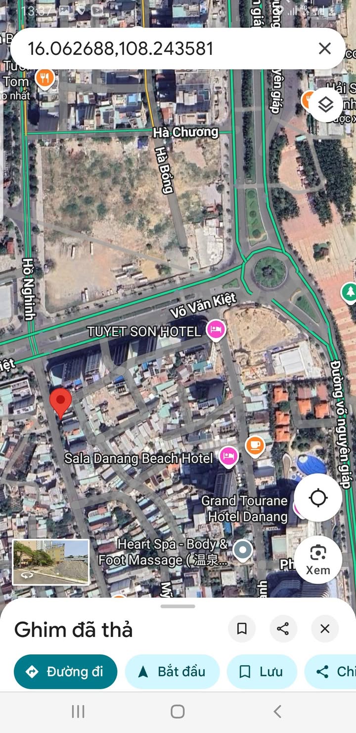 Đất 2 mặt tiền đường Trần Bạch Đằng, Đà Nẵng 350m² - Giá chỉ 70 tỷ VND!