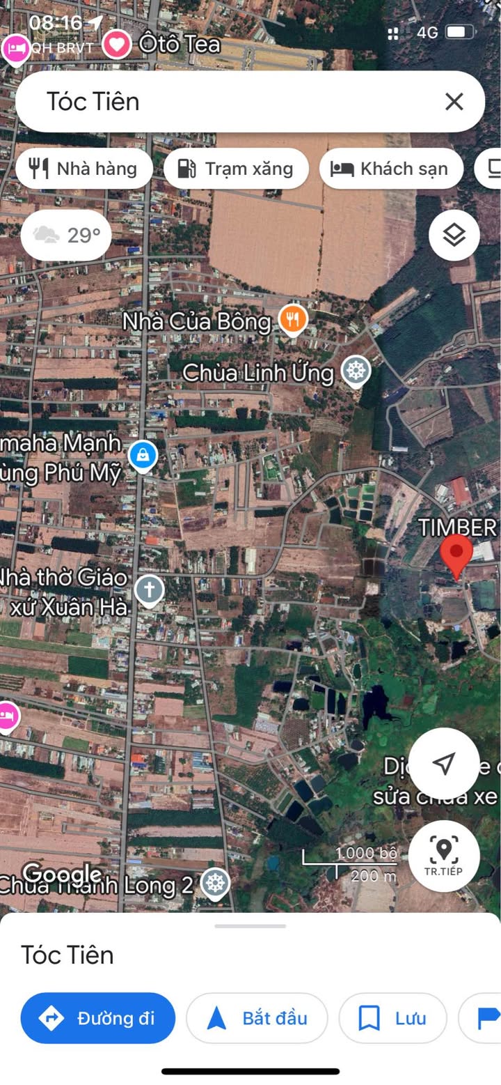 Đất nền Tóc Tiên, Phú Mỹ 945m² giá 2.3 tỷ - Sổ đỏ chính chủ, gần hồ mát mẻ!