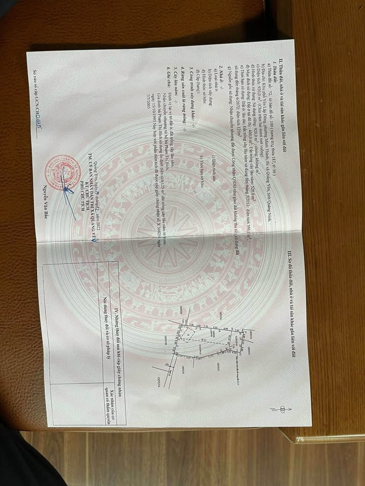 Đất nền Yên Lập Quảng Yên 920m² giá 3.68 tỷ - Cơ hội đầu tư sinh lời!