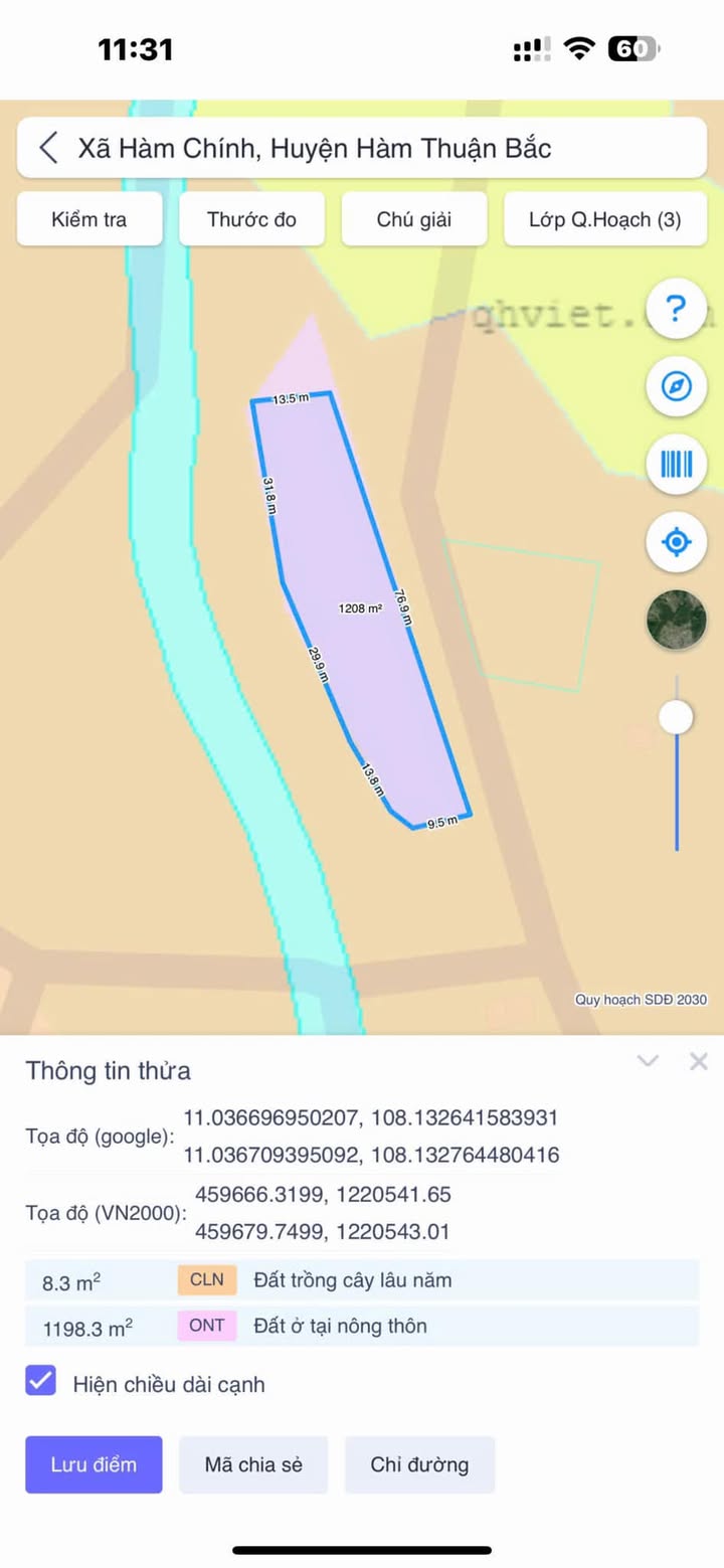 Đất nông nghiệp 1200m² tại An Phú, Hàm Liêm - Mặt tiền đẹp, cơ hội đầu tư hấp dẫn!