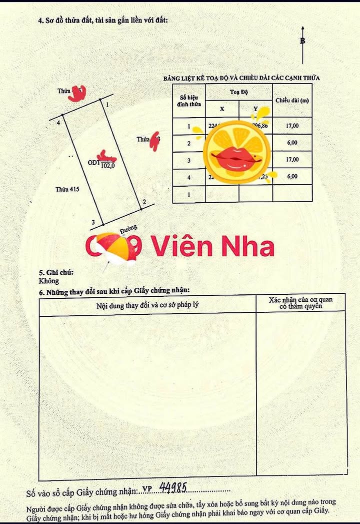 Đất Ninh Khánh 102m² giá 6 tỷ - Đường rộng 18m, hướng Nam thoáng mát!