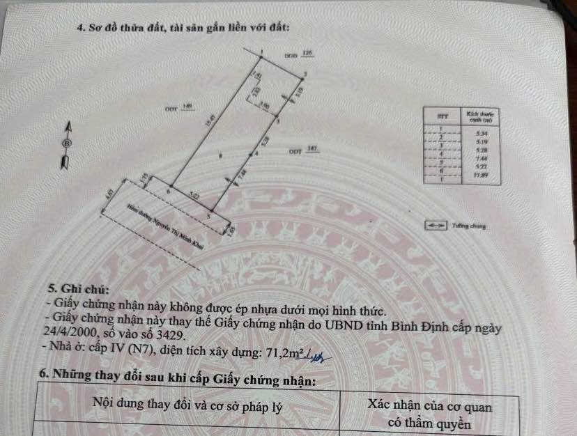 Đất nền đẹp Nguyễn Thị Minh Khai, Quy Nhơn 92.43m² - An ninh tuyệt đối!