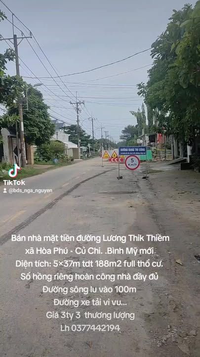 Đất nền Củ Chi 188m² giá 3.3 tỷ - Sổ hồng riêng, xây dựng tự do!