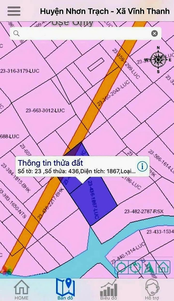 Đất nền Vĩnh Thanh Nhơn Trạch 3572m² giá 5 tỷ - Đầu tư tiềm năng sinh lời!