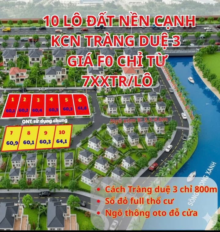 Đất nền Bát Trang An Lão 60m² giá 700 triệu - Đầu tư sinh lời lý tưởng!
