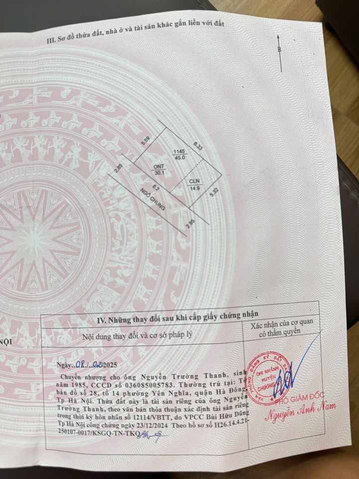 Đất nền Phụng Châu, Chương Mỹ 45m² giá 3.1 tỷ - Đầu tư sinh lời ngay!