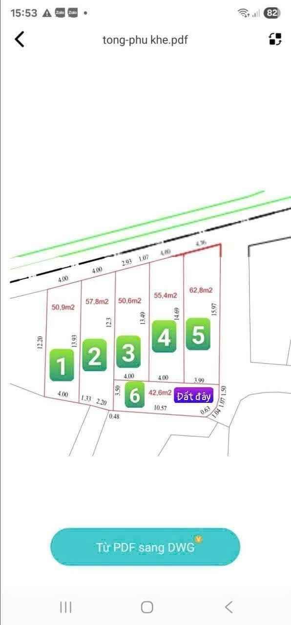 Đất thổ cư Phù Khê Thượng 42m² giá 1.6 tỷ - Ô tô vào tận nhà!