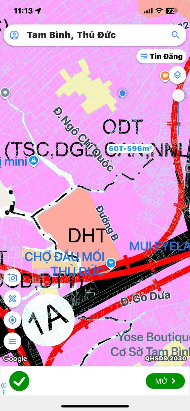 Nhà xưởng 1000m² phường Tam Bình, Thủ Đức - Đất ở 100%, giá tốt 45 tỷ!